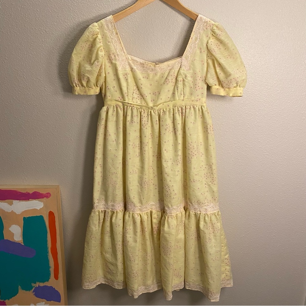 Vintage Cottagecore Square Dance dress XS